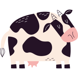 vaca sticker