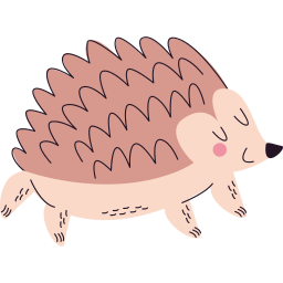 Hedgehog sticker