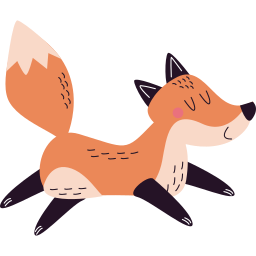 Fox sticker