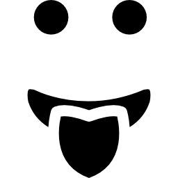 Rosto quadrado do emoticon anulado - ícones de interface grátis