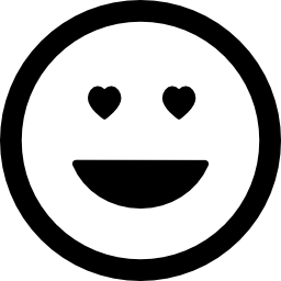 Happy emoticon smiling square - Free interface icons