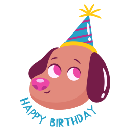 feliz cumpleaños sticker