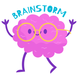 Brainstorm sticker