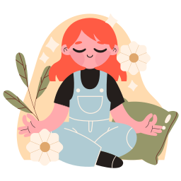 meditación sticker