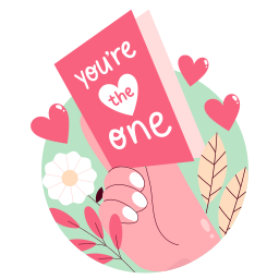 día de san valentín sticker