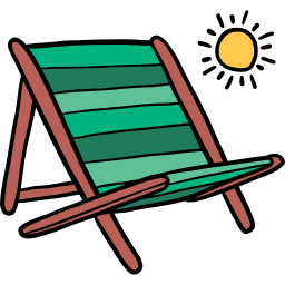 Sunbed - Free holidays icons