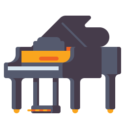 Grand piano - Free music and multimedia icons