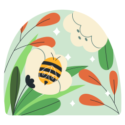 abeja sticker