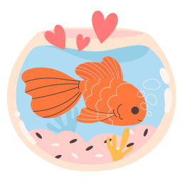 Fish sticker