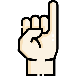 Pinky finger - Free hands and gestures icons