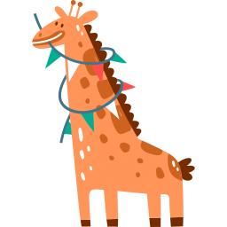 Giraffe sticker