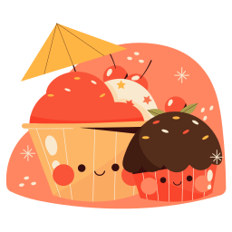 Ice cream sticker