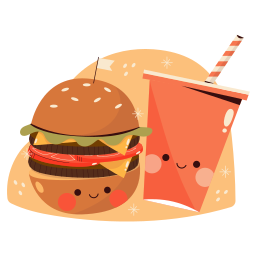 hamburguesa sticker