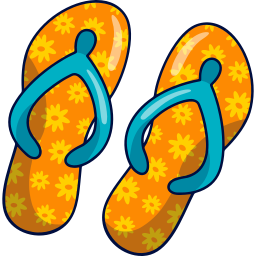 Flip flops Stickers - Free fashion Stickers