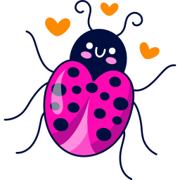 Ladybug sticker