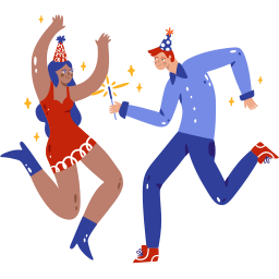 Dancing sticker