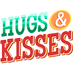 hughs y besos sticker