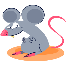 ratón sticker