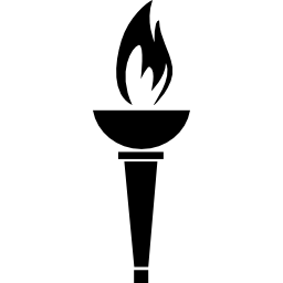 Torch with fire - Free Tools and utensils icons