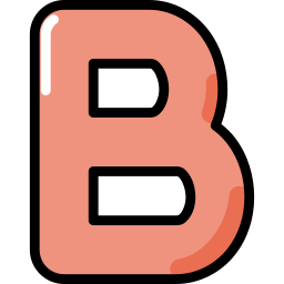 Letter B - Free Shapes And Symbols Icons