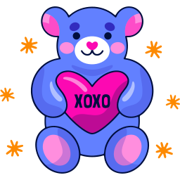 oso de peluche sticker