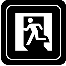 Emergency door signal - Free signs icons