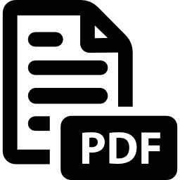 Pdf file symbol - Free interface icons