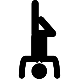 Inverted yoga posture - Free sports icons