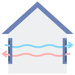 Ventilation - Free ecology and environment icons