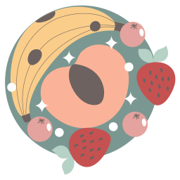 frutas sticker