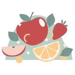 frutas sticker