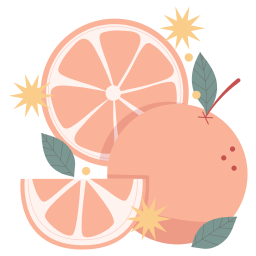 naranja sticker