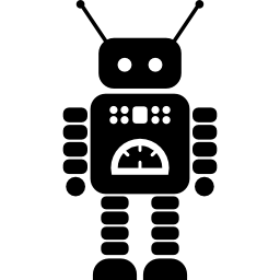 Robot with flexible arms and legs - Free Tools and utensils icons