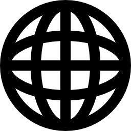 Internet planetary circulr grid symbol - Free interface icons