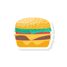 hamburguesa sticker