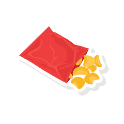 papas fritas sticker