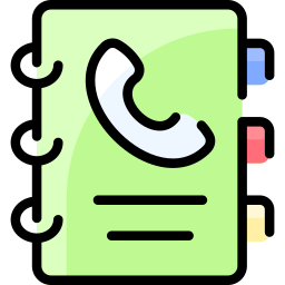 Contact Book Color icon PNG and SVG Vector Free Download