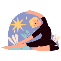 yoga sticker