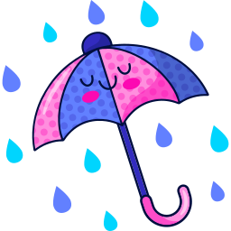 lloviendo sticker