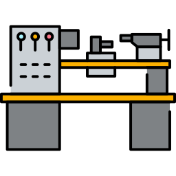 Lathe Machine - Free Construction And Tools Icons