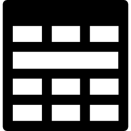 Rectangles grid - Free interface icons