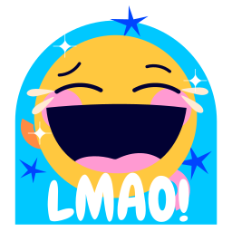 Laugh Stickers - Free smileys Stickers