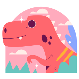 tiranosaurio sticker