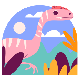 gallimimus sticker