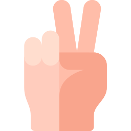 Two - Free hands and gestures icons