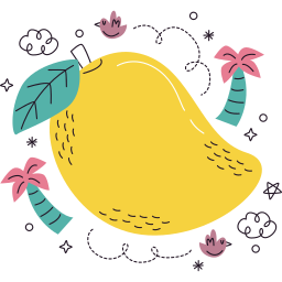 mango sticker