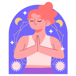 meditación sticker