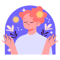 meditación sticker