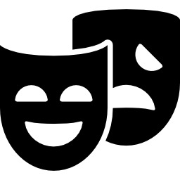 Theater masks couple - Free icons