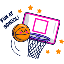 Sports Clipart Kawaii Sports Clipart Cute Sports Basketball